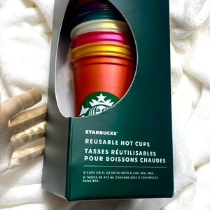 Starbucks reusable hot cups!